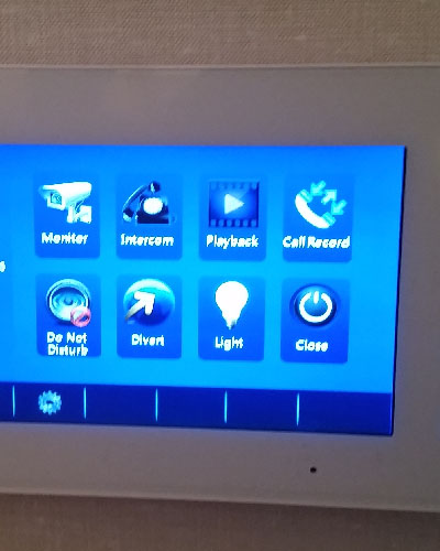 intercom panel features
